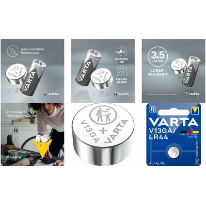 VARTA Pile bouton alcaline "Professional Electronics", V13GA