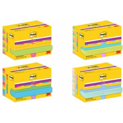 Post-it Bloc-note adhsif Super Sticky Notes, 47,6 x 47,6 mm