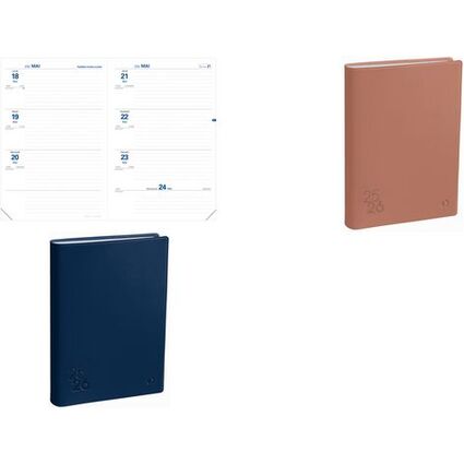 QUO VADIS Agenda TEXTHEBDO TOUCH, 2025/2026, rose orchide