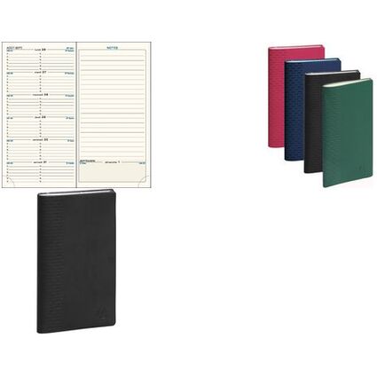 EXACOMPTA Agenda de poche SAS 17, 2025/2026, noir