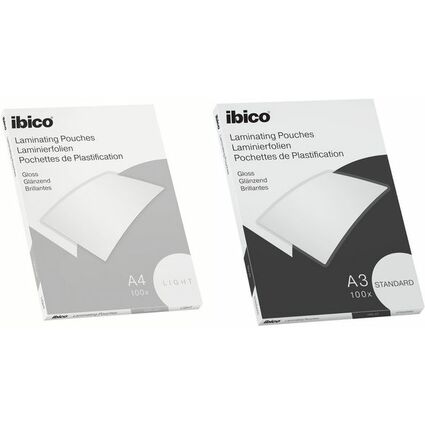 ibico Basics Pochette de plastification, A4, 250 microns