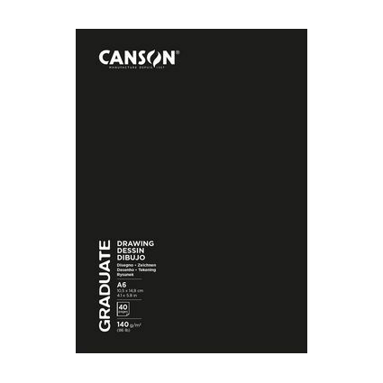 CANSON Carnet de croquis GRADUATE DRAWING, 140 x 148 mm