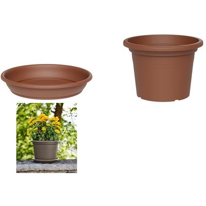 tera Pot de fleurs "Basic round", diam.: 850 mm, terracotta