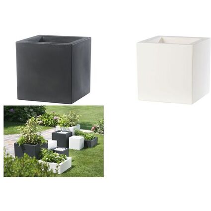 tera Cube  plantes "Schio Cubo 40", bianco