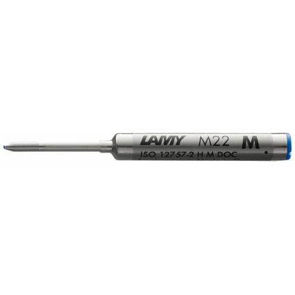 LAMY Mine compacte M22 B pour stylo  bille, blister, bleu