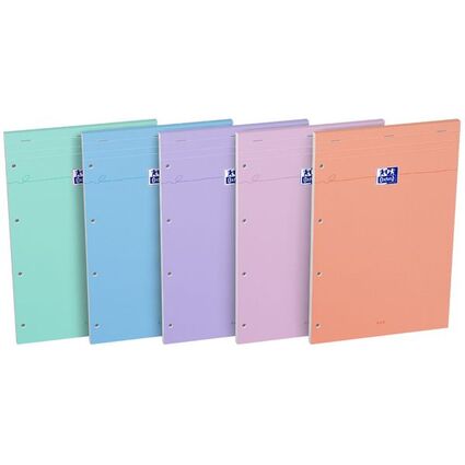 Oxford Bloc-notes Pastel, 210 x 315 mm, Seys, 160 pages