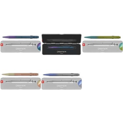 CARAN D'ACHE Stylo  bille rtractable 849 Vert Arctique