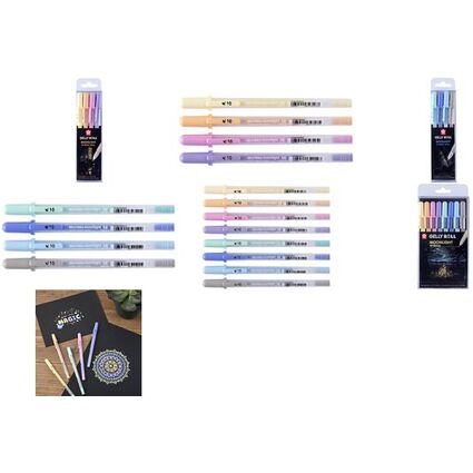 SAKURA Stylo roller gel Gelly Roll Moonlight Pastel Sunrise