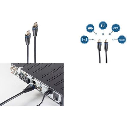 shiverpeaks Cble HDMI BASIC-S, HDMI-A mle, 2 m