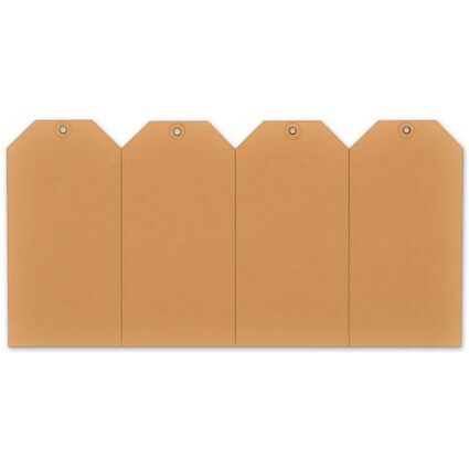 rillprint tiquette  suspendre, 50 x 100 mm, marron kraft