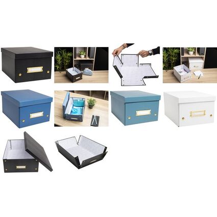 EXACOMPTA Bote de rangement Neo Deco, A4+, blanc