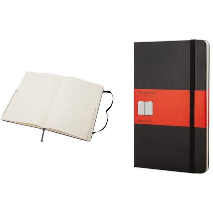 MOLESKINE Carnet d'adresses, L/A5, lign, noir