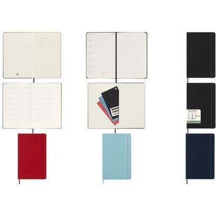 MOLESKINE Agenda 2025/2026, 18 mois, XL, noir