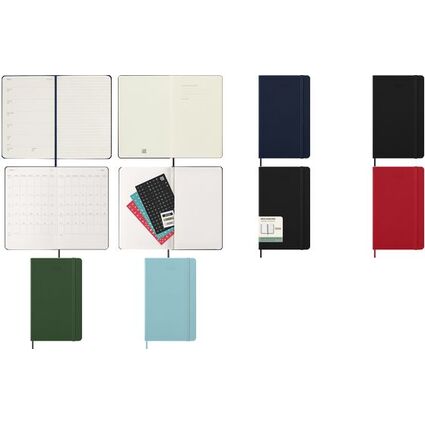 MOLESKINE Agenda 2026, semainier, XL, rigide, bleu