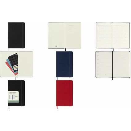 MOLESKINE Agenda de poche 2024/2025, 18 mois, P/A6, bleu