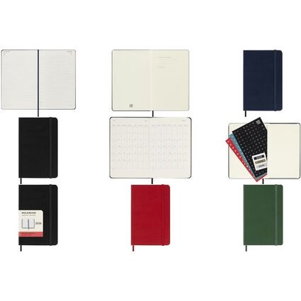 MOLESKINE Agenda de poche 2026, journalier, P/A6, rouge