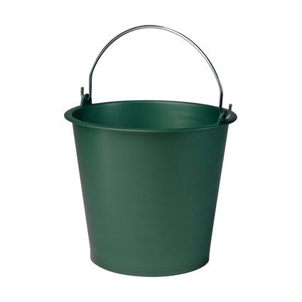 EDA Seau, 10 litres, plastique, vert