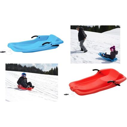 EDA Luge, plastique, 1 personne, bleu