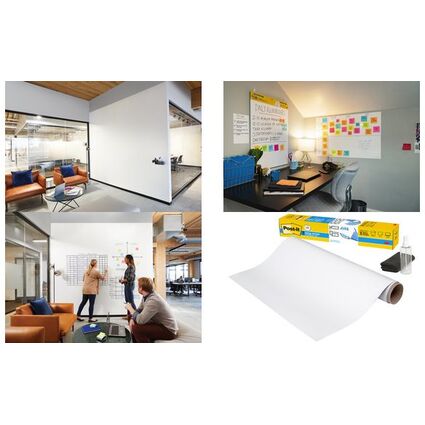Post-it Film tableau blanc Easy Erase, 914x1220 mm, rouleau