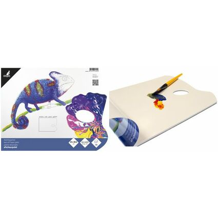 kangaro Palette pelable, 36 feuilles, 230 x 305 mm, blanc