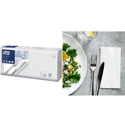TORK Serviette Lunch, 328 x 325 mm, 3 couches, blanc