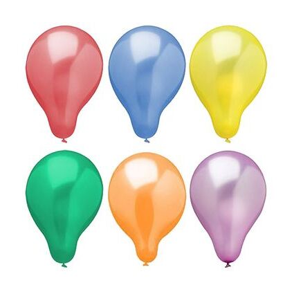 PAPSTAR Ballon de baudruche "Metallic", assorti
