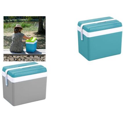 EDA Glacire, plastique, 35 litres, gris / bleu lagune
