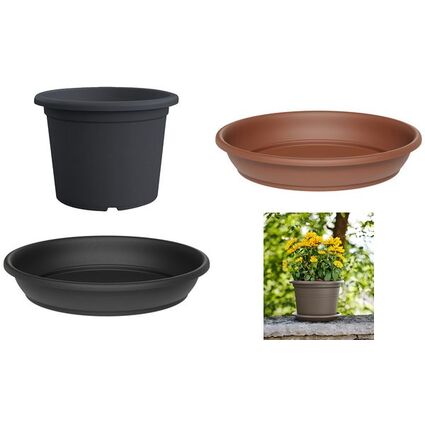 tera Soucoupe "Aura round", diamtre: 650 mm, terracotta