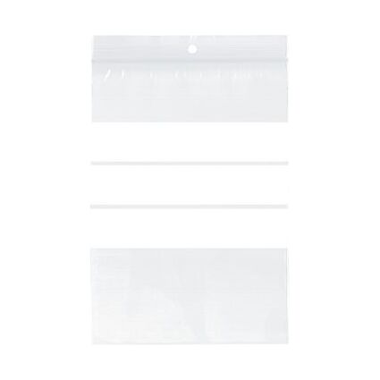 RAADHUIS Sachet avec fermeture  pression, 80 x 120 mm