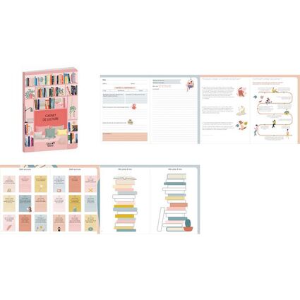 QUO VADIS Carnet de lecture, 150 x 210 mm, Bibliothque