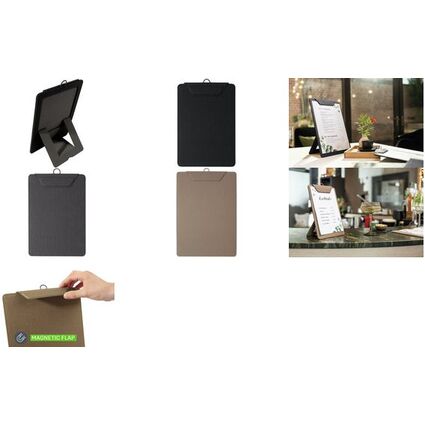 sigel Porte-menu  pince, A4, anthracite