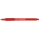 BIC stylo  bille rtractable soft Feel clic grip, rouge