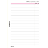 bind fiche de rechange pour notes Manager, A5, lign