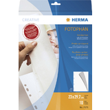 HERMA feuillets carton pour photos, 230 x 297 mm, blanc