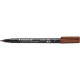 STAEDTLER marqueur permanent 318F Lumocolor, marron