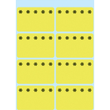 HERMA tiquettes pour surgels, 26 x 40 mm, jaune fluo