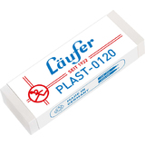 Lufer gomme en plastique PLAST, transparent