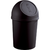 helit poubelle "the flip", 6 litres, noir