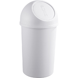 helit poubelle "the flip", 25 litres, gris lumire