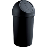 helit poubelle "the flip", 25 litres, noir