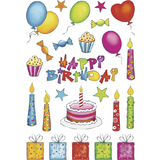 HERMA sticker DECOR "anniversaire", scintillant