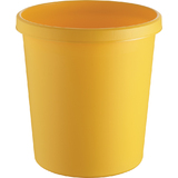 helit corbeille  papier "the german", 18 litres, PE, jaune