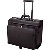 Alassio valise pour pilotes "SAN REMO", en similicuir, noir