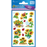 AVERY zweckform Sticker zdesign "tournesols & coccinelles"