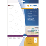 HERMA etiquette pour mini CD/DVD SPECIAL, diamtre: 78 mm