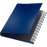 LEITZ trieur  soufflet, A4, A-Z, 24 compartiments, bleu