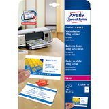 AVERY zweckform Quick & clean Cartes de visite, satines