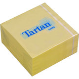 Tartan bloc-notes repositionnable, en cube, 76 x 76 mm