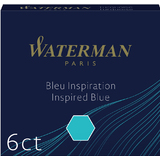 WATERMAN cartouches d'encre standard mini, bleu srnit