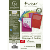 EXACOMPTA chemise  fentre FOREVER, A4, 130 g/m2, assorti